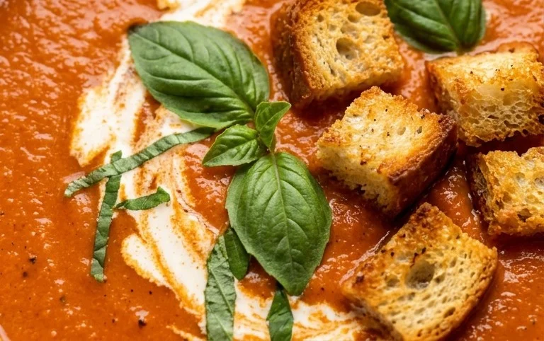 Roasted Tomato Basil Soup