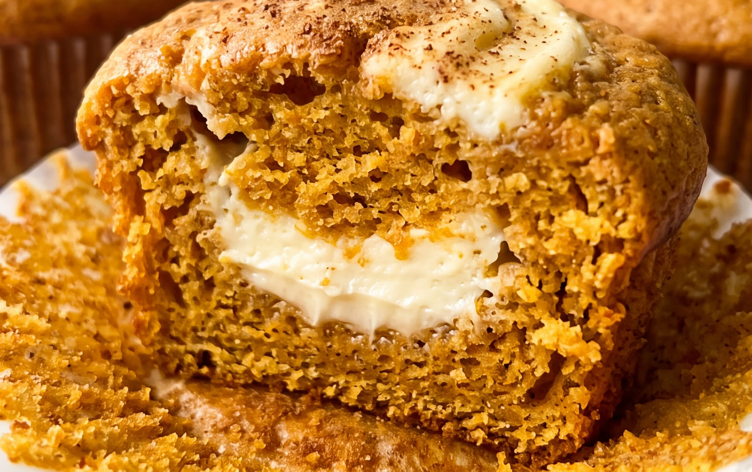 Pumpkin Cream Cheese Muffins